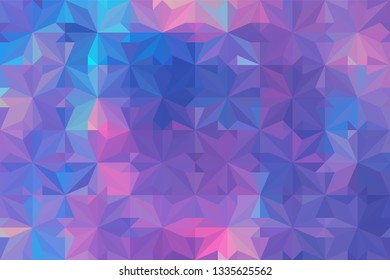 Geometric design. Colorful gradient mosaic background. Geometric triangle, mosaic, abstract background. Mosaic, color background. Mosaic texture. The effect of stained glass. EPS 10 Vector