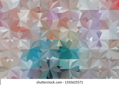Geometric design. Colorful gradient mosaic background. Geometric triangle, mosaic, abstract background. Mosaic, color background. Mosaic texture. The effect of stained glass. EPS 10 Vector