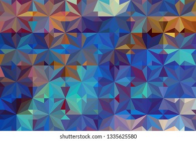 Geometric design. Colorful gradient mosaic background. Geometric triangle, mosaic, abstract background. Mosaic, color background. Mosaic texture. The effect of stained glass. EPS 10 Vector
