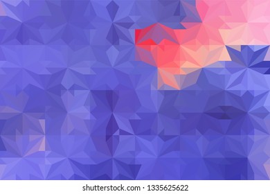 Geometric design. Colorful gradient mosaic background. Geometric triangle, mosaic, abstract background. Mosaic, color background. Mosaic texture. The effect of stained glass. EPS 10 Vector