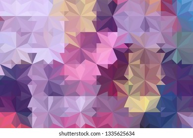 Geometric design. Colorful gradient mosaic background. Geometric triangle, mosaic, abstract background. Mosaic, color background. Mosaic texture. The effect of stained glass. EPS 10 Vector