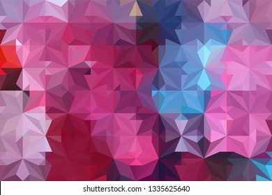 Geometric design. Colorful gradient mosaic background. Geometric triangle, mosaic, abstract background. Mosaic, color background. Mosaic texture. The effect of stained glass. EPS 10 Vector