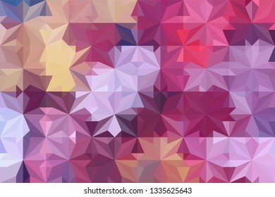 Geometric design. Colorful gradient mosaic background. Geometric triangle, mosaic, abstract background. Mosaic, color background. Mosaic texture. The effect of stained glass. EPS 10 Vector