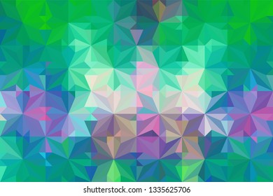 Geometric design. Colorful gradient mosaic background. Geometric triangle, mosaic, abstract background. Mosaic, color background. Mosaic texture. The effect of stained glass. EPS 10 Vector