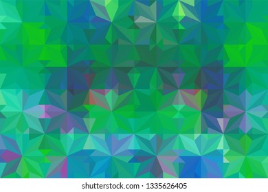 Geometric design. Colorful gradient mosaic background. Geometric triangle, mosaic, abstract background. Mosaic, color background. Mosaic texture. The effect of stained glass. EPS 10 Vector