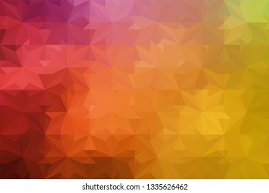 Geometric design. Colorful gradient mosaic background. Geometric triangle, mosaic, abstract background. Mosaic, color background. Mosaic texture. The effect of stained glass. EPS 10 Vector