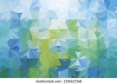 Geometric design. Colorful gradient mosaic background. Geometric triangle, mosaic, abstract background. Mosaic, color background. Mosaic texture. The effect of stained glass. EPS 10 Vector