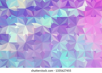 Geometric design. Colorful gradient mosaic background. Geometric triangle, mosaic, abstract background. Mosaic, color background. Mosaic texture. The effect of stained glass. EPS 10 Vector
