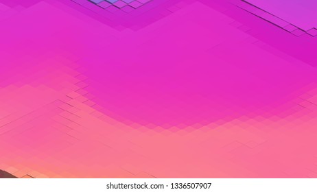 Geometric design. Colorful gradient mosaic background. Isometric mosaic, abstract background. Mosaic, colorful isometric background. The texture of the mosaic. EPS 10 Vector