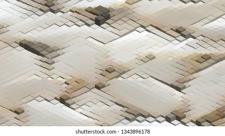 Geometric design. Colorful gradient mosaic background. Isometric mosaic, abstract background. Mosaic, colorful isometric background. The texture of the mosaic. EPS 10 Vector