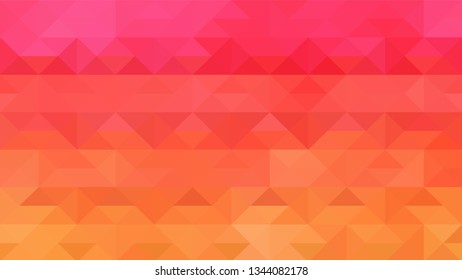 Geometric design. Colorful gradient mosaic background. Geometric triangle, mosaic, abstract background. Mosaic, color background. Mosaic texture. The effect of stained glass. EPS 10 Vector