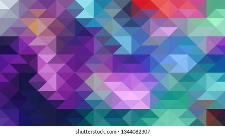 Geometric design. Colorful gradient mosaic background. Geometric triangle, mosaic, abstract background. Mosaic, color background. Mosaic texture. The effect of stained glass. EPS 10 Vector
