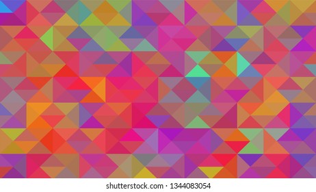 Geometric design. Colorful gradient mosaic background. Geometric triangle, mosaic, abstract background. Mosaic, color background. Mosaic texture. The effect of stained glass. EPS 10 Vector