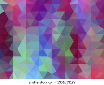 Geometric design. Colorful gradient mosaic background. Geometric triangle, mosaic, abstract background. Mosaic, color background. Mosaic texture. The effect of stained glass. EPS 10 Vector