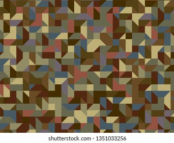 Geometric design. Colorful gradient mosaic background. Geometric triangle, mosaic, abstract background. Mosaic, color background. Mosaic texture. The effect of stained glass. EPS 10 Vector