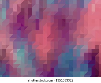 Geometric design. Colorful gradient mosaic background. Geometric triangle, mosaic, abstract background. Mosaic, color background. Mosaic texture. The effect of stained glass. EPS 10 Vector