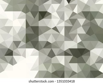 Geometric design. Colorful gradient mosaic background. Geometric triangle, mosaic, abstract background. Mosaic, color background. Mosaic texture. The effect of stained glass. EPS 10 Vector