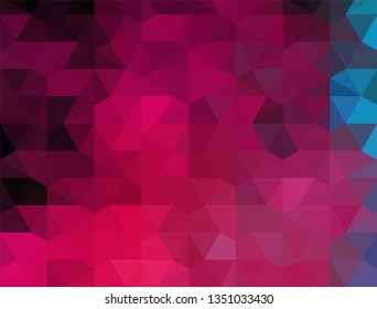 Geometric design. Colorful gradient mosaic background. Geometric triangle, mosaic, abstract background. Mosaic, color background. Mosaic texture. The effect of stained glass. EPS 10 Vector