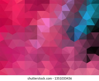 Geometric design. Colorful gradient mosaic background. Geometric triangle, mosaic, abstract background. Mosaic, color background. Mosaic texture. The effect of stained glass. EPS 10 Vector