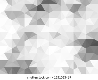 Geometric design. Colorful gradient mosaic background. Geometric triangle, mosaic, abstract background. Mosaic, color background. Mosaic texture. The effect of stained glass. EPS 10 Vector