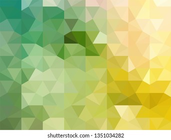 Geometric design. Colorful gradient mosaic background. Geometric triangle, mosaic, abstract background. Mosaic, color background. Mosaic texture. The effect of stained glass. EPS 10 Vector