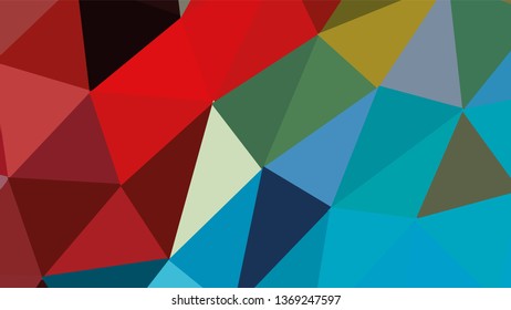 Geometric design. Colorful gradient mosaic background. Geometric triangle, mosaic, abstract background. Mosaic, color background. Mosaic texture. The effect of stained glass. EPS 10 Vector