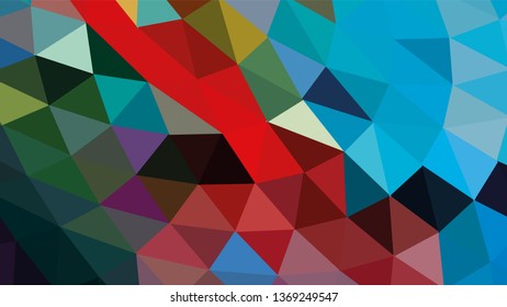 Geometric design. Colorful gradient mosaic background. Geometric triangle, mosaic, abstract background. Mosaic, color background. Mosaic texture. The effect of stained glass. EPS 10 Vector