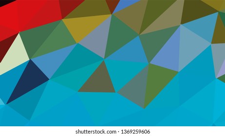 Geometric design. Colorful gradient mosaic background. Geometric triangle, mosaic, abstract background. Mosaic, color background. Mosaic texture. The effect of stained glass. EPS 10 Vector