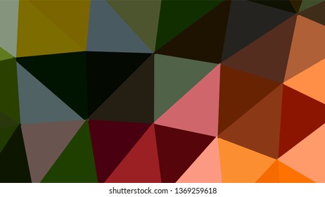 Geometric design. Colorful gradient mosaic background. Geometric triangle, mosaic, abstract background. Mosaic, color background. Mosaic texture. The effect of stained glass. EPS 10 Vector