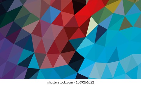 Geometric design. Colorful gradient mosaic background. Geometric triangle, mosaic, abstract background. Mosaic, color background. Mosaic texture. The effect of stained glass. EPS 10 Vector