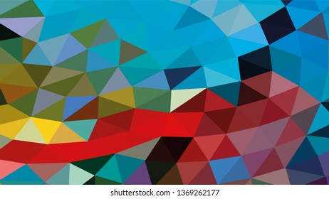 Geometric design. Colorful gradient mosaic background. Geometric triangle, mosaic, abstract background. Mosaic, color background. Mosaic texture. The effect of stained glass. EPS 10 Vector