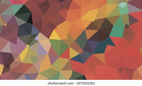 Geometric design. Colorful gradient mosaic background. Geometric triangle, mosaic, abstract background. Mosaic, color background. Mosaic texture. The effect of stained glass. EPS 10 Vector