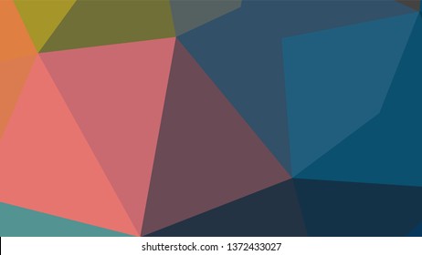 Geometric design. Colorful gradient mosaic background. Geometric triangle, mosaic, abstract background. Mosaic, color background. Mosaic texture. The effect of stained glass. EPS 10 Vector