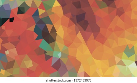 Geometric design. Colorful gradient mosaic background. Geometric triangle, mosaic, abstract background. Mosaic, color background. Mosaic texture. The effect of stained glass. EPS 10 Vector
