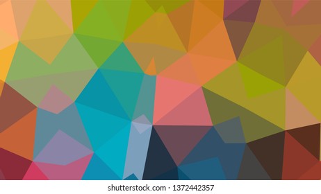 Geometric design. Colorful gradient mosaic background. Geometric triangle, mosaic, abstract background. Mosaic, color background. Mosaic texture. The effect of stained glass. EPS 10 Vector