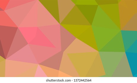 Geometric design. Colorful gradient mosaic background. Geometric triangle, mosaic, abstract background. Mosaic, color background. Mosaic texture. The effect of stained glass. EPS 10 Vector