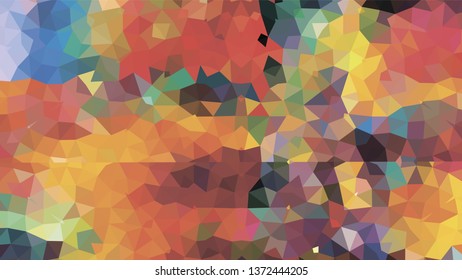 Geometric design. Colorful gradient mosaic background. Geometric triangle, mosaic, abstract background. Mosaic, color background. Mosaic texture. The effect of stained glass. EPS 10 Vector