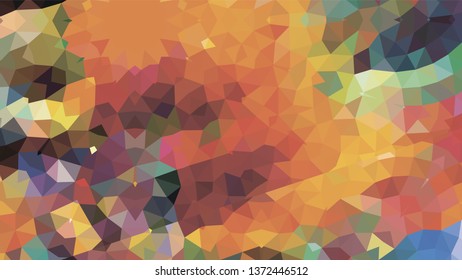 Geometric design. Colorful gradient mosaic background. Geometric triangle, mosaic, abstract background. Mosaic, color background. Mosaic texture. The effect of stained glass. EPS 10 Vector