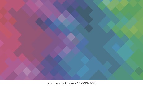 Geometric design. Colorful gradient mosaic background. Geometric mosaic, abstract background. Mosaic background. Mosaic texture. The effect of stained glass. EPS 10 Vector