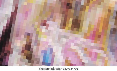 Geometric design. Colorful gradient mosaic background. Geometric mosaic, abstract background. Mosaic background. Mosaic texture. The effect of stained glass. EPS 10 Vector