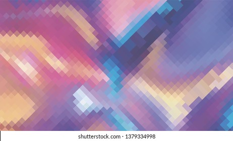 Geometric design. Colorful gradient mosaic background. Geometric mosaic, abstract background. Mosaic background. Mosaic texture. The effect of stained glass. EPS 10 Vector