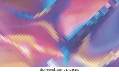 Geometric design. Colorful gradient mosaic background. Geometric mosaic, abstract background. Mosaic background. Mosaic texture. The effect of stained glass. EPS 10 Vector