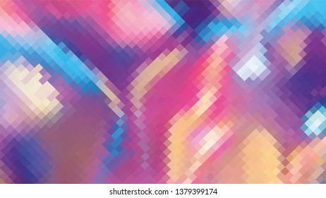 Geometric design. Colorful gradient mosaic background. Geometric mosaic, abstract background. Mosaic background. Mosaic texture. The effect of stained glass. EPS 10 Vector