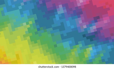 Geometric design. Colorful gradient mosaic background. Geometric mosaic, abstract background. Mosaic background. Mosaic texture. The effect of stained glass. EPS 10 Vector