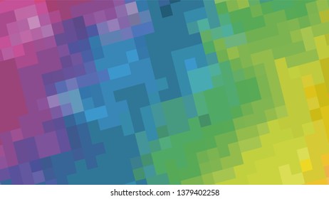 Geometric design. Colorful gradient mosaic background. Geometric mosaic, abstract background. Mosaic background. Mosaic texture. The effect of stained glass. EPS 10 Vector