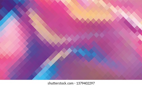 Geometric design. Colorful gradient mosaic background. Geometric mosaic, abstract background. Mosaic background. Mosaic texture. The effect of stained glass. EPS 10 Vector