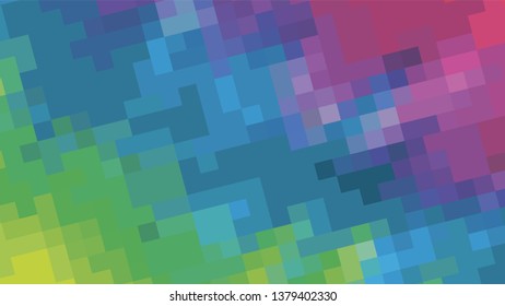 Geometric design. Colorful gradient mosaic background. Geometric mosaic, abstract background. Mosaic background. Mosaic texture. The effect of stained glass. EPS 10 Vector