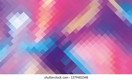 Geometric design. Colorful gradient mosaic background. Geometric mosaic, abstract background. Mosaic background. Mosaic texture. The effect of stained glass. EPS 10 Vector