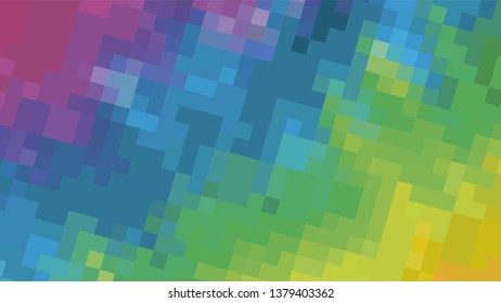 Geometric design. Colorful gradient mosaic background. Geometric mosaic, abstract background. Mosaic background. Mosaic texture. The effect of stained glass. EPS 10 Vector