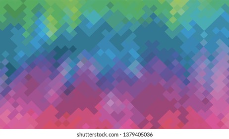 Geometric design. Colorful gradient mosaic background. Geometric mosaic, abstract background. Mosaic background. Mosaic texture. The effect of stained glass. EPS 10 Vector